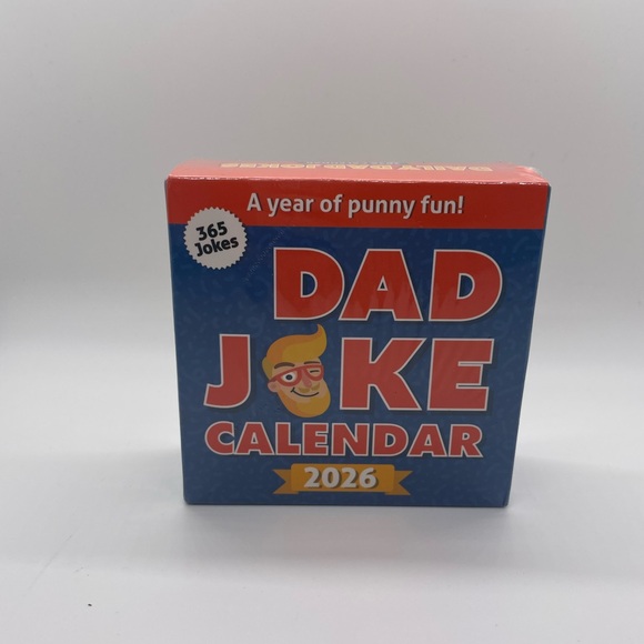 Other - Dad Joke Calendar 2026 New Sealed Funny Tons Of Puns Novelty Desk Office Decor